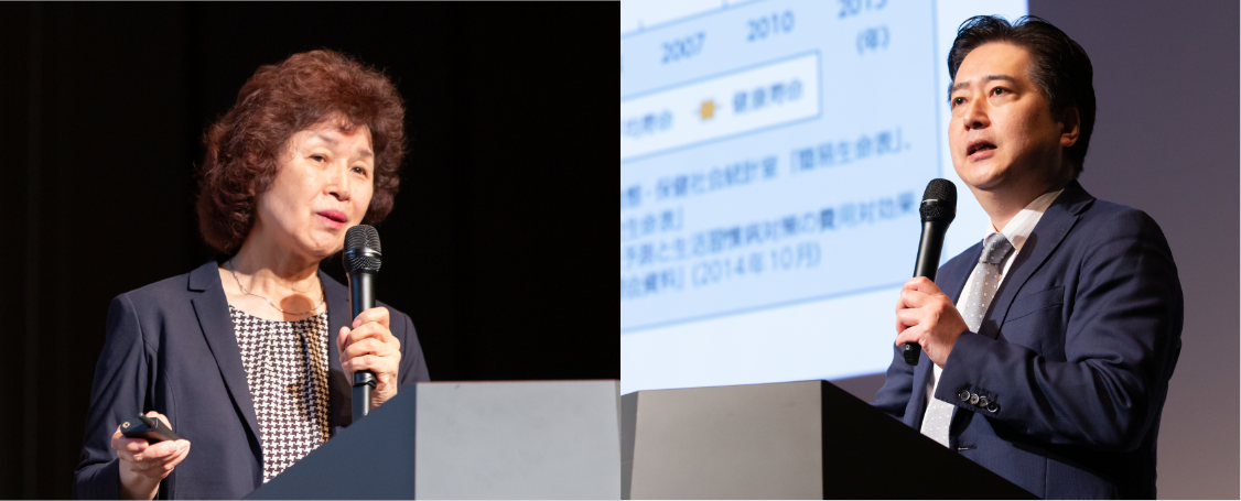 阿部啓子氏 片岡洋祐氏
